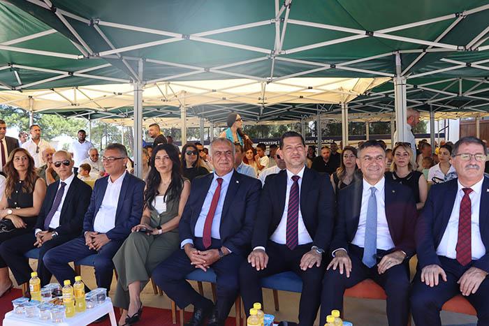 Millî Eğitim Bakanlığı ve Çatalköy-Esentepe Belediyesi iş birliğinde yapılacak Esentepe İlkokulu Yeni Okul Binasının Temelleri Bugün Düzenlenen Törenle Atıldı