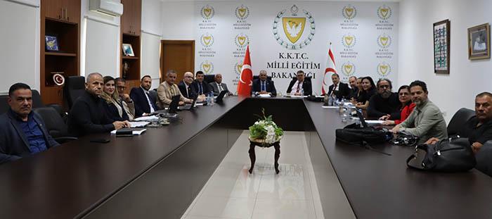 İstişare ve eşgüdüm komisyonu toplantısı Milli Eğitim Bakanı Nazım Çavuşoğlu Başkanlığı’nda gerçekleşti