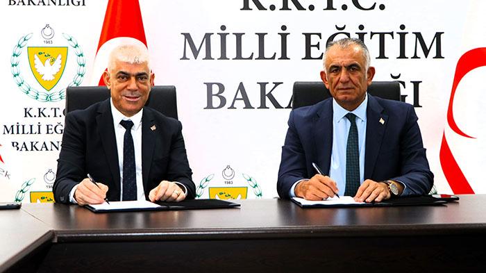 Rauf Raif Denktaş Meslek Lisesi için İlk İmzalar Atıldı