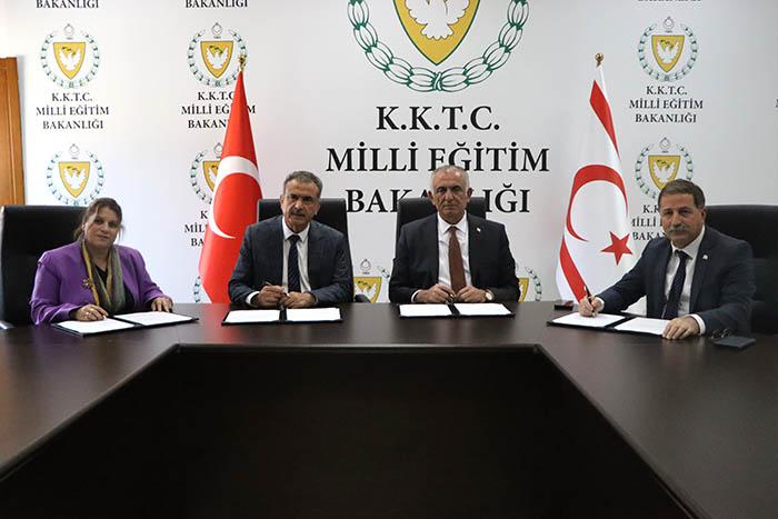 Milli Eğitim Bakanlığı ve Gazimağusa Belediyesi arasında işbirliği protokolü imzalandı