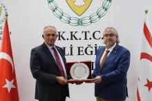 Milli Eğitim Bakanı Nazım Çavuşoğlu, Atatürk Öğretmen Akademisi (AÖA) Başkanı Prof. Dr. Güner Konedralı ve Akademi Öğretmenlerini Kabul Etti