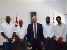 Bakan Çavuşoğlu, Kuzey Kıbrıs Sudan Topluluğu Derneği’ni kabul etti