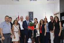 Bakan Çavuşoğlu, Yön-Der Başkanı ve Beraberindeki Okul Yöneticilerini Kabul Etti